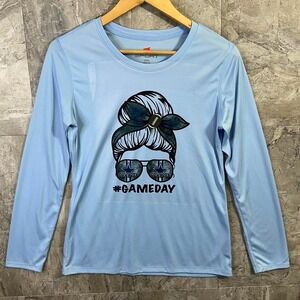 Blue Dallas Cowboys Gameday long sleeve shirt NFL Woman's Medium athletic wear